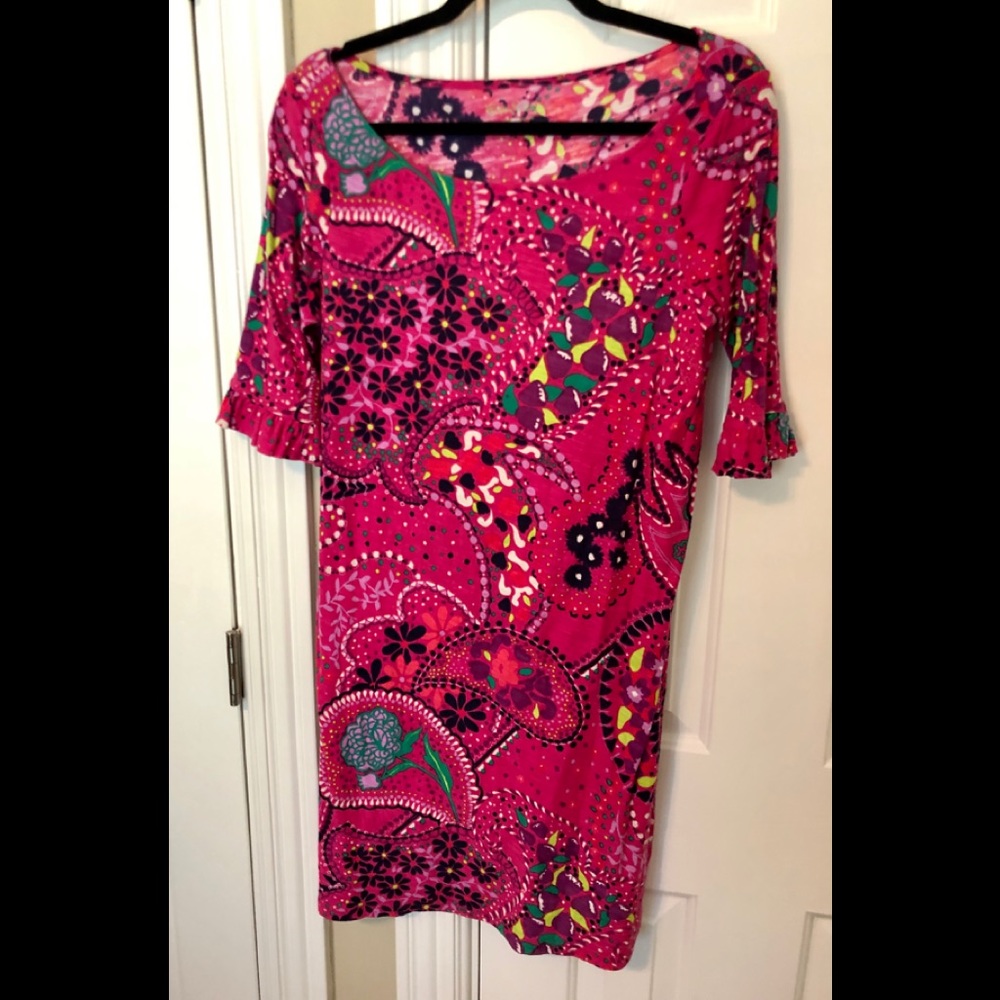 Lily Pulitzer cotton knit dress. Medium